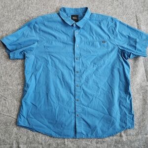 511 Tactical Wyatt Snap Golf Shirt Men's 2XL Blue Short Sleeve Performance